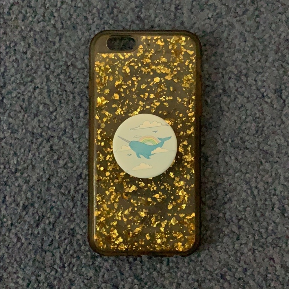 phone case with pop socket